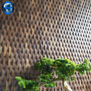 3D quadrato della natura di legno mosaico di legno della parete di arte arte decorazione bordo soggiorno <span class=keywords><strong>camera</strong></span> <span class=keywords><strong>da</strong></span> <span class=keywords><strong>letto</strong></span> <span class=keywords><strong>sfondo</strong></span> 100% vero legno - Product Image 5