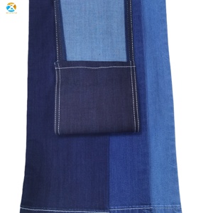Cổ Trọng Lượng Nhẹ 7.5Oz Twill Denim Vải Cotton Tel Polyester Gracell Spandex Pha Trộn Căng Siêu Màu Xanh đậm Chàng Trai - Product Image 6