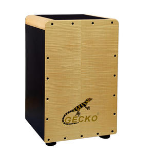 Mini Cajon en bois de noyer noir, boîte à tambour de voyage, instrument de percussion portable pour les jams acoustiques et la pratique du rythme - Product Image 2