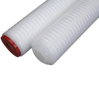 Cartouche filtrante à membrane en acétate de cellulose 0.65 microns 10 pouces 20 pouces 30 pouces pour la filtration d'eau en bouteille