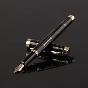 商务礼品金属磨砂杆笔0.5铱墨袋笔成人书法钢笔新笔