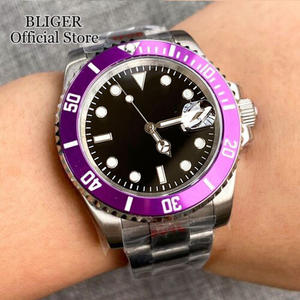 Tandorio Bisel de aleación negra 40mm NH35 Reloj DE <span class=keywords><strong>BUCEO</strong></span> mecánico automático Hombres 200M Zafiro impermeable Sin fecha Acero inoxidable - Product Image 2