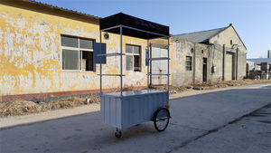 Kiosque à glaces, stand mobile à hot-dogs, <span class=keywords><strong>bar</strong></span> à bonbons et snacks, <span class=keywords><strong>chariot</strong></span> de restauration, <span class=keywords><strong>chariot</strong></span> de <span class=keywords><strong>vente</strong></span> de pizzas, <span class=keywords><strong>chariot</strong></span> alimentaire à pousser à la main - Product Image 2