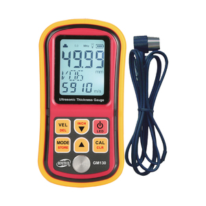 เครื่องวัดความหนาด้วยคลื่นอัลตราโซนิกแบบดิจิตอล GM130 พร้อมจอ LCD  ช่วงการวัด 1.00~300 มม. พร้อมไฟแบ็คไลท์ - Product Image 1