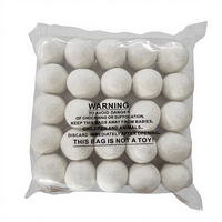 Boules de séchage pour linge en feutre de laine écologiques, taille XL personnalisée, 7 cm, réutilisables, naturelles et douces, couleur et logo personnalisés pour machine à laver