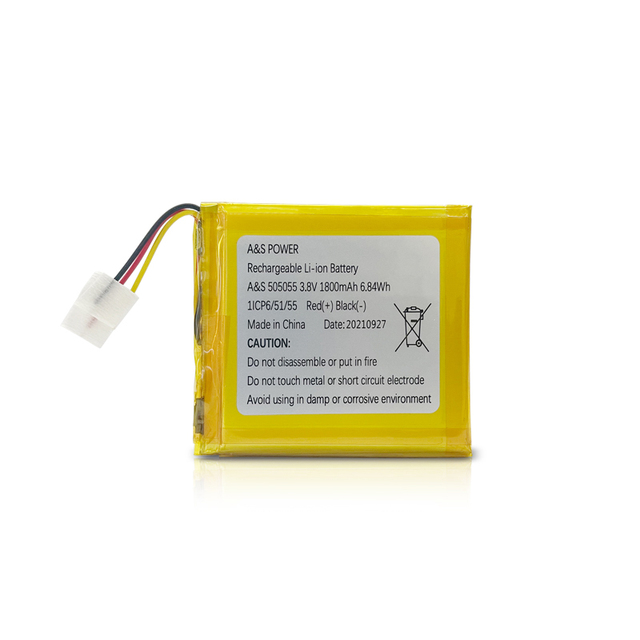 OEM Factory Wholesale 405070 Lipo Battery 3.7V 1700mAh Li-Polymer Battery with UL1642/UN38.3/CE
