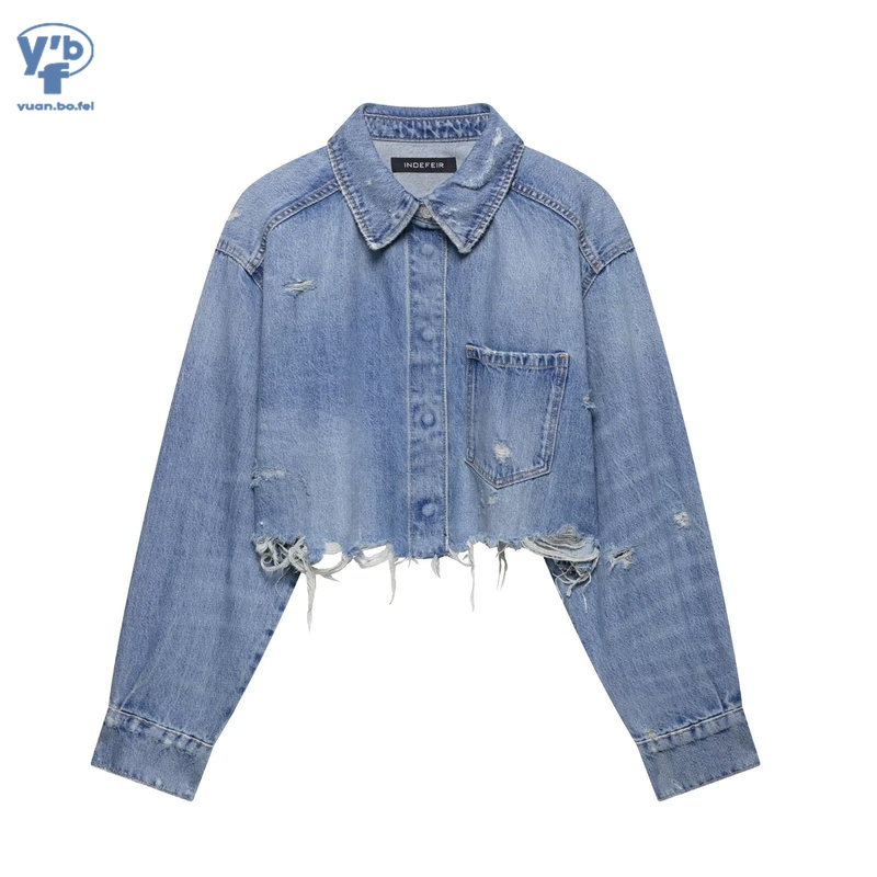 YUANBOFEI OEM Women s Denim Jacket