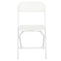 Chaise pliante portable en résine blanche légère pour extérieur, idéale pour la plage, les événements, les parcs et les bars domestiques – Design moderne – Vente en gros