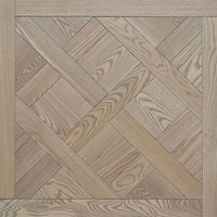 Versailles Modern Tasarım Eskitme Meşe Panel Döşeme 800x800x15/18mm Fırçalanmış Teknik Çok Katmanlı İşlenmiş Ahşap Villa Lüksü