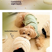 Jouet à mâcher Juicepet en peluche écologique pour chien, anti-stress, à sentir, facilement détachable, résistant aux morsures, avec compartiment à friandises caché