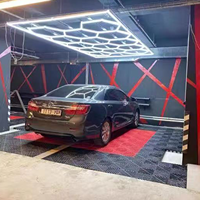 Dalles de sol modulaires ignifuges en PP pour garages, salles d'exposition automobiles, ateliers de réparation et parkings