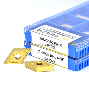 Inserto de Torneamento Externo em Liga Dura CNC 100% Original DNMG150404QF DNMG150408QF DNMG150412QF GP1225 OEM - Product Image 1