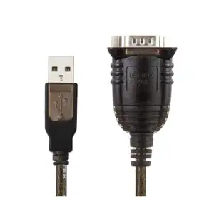 USB 2.0 to Serial (9-Pin) DB-9 RS-232 Converter Cable, Prolific Chipset HEXNUTS For Windows 11/10/8.1/8/7/VISTA/XP Mac OS X 10.6