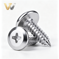 China Hot Selling Metal 304 Stainless Steel Pan Head Self Tapping Screw Manufacturer Custom M1/M6 Self Tapping Fasteners Screws