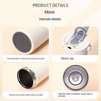 Gobelet isotherme élégant à motif floral de 20 oz avec poignée portable, trois modes de consommation, en acier inoxydable 316, pour voiture