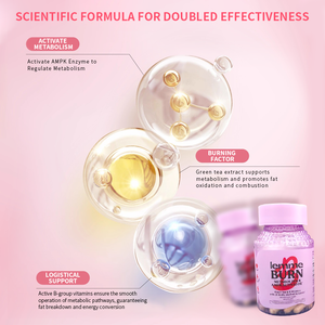 Lemme Burn <span class=keywords><strong>Vitamin</strong></span> <span class=keywords><strong>B12</strong></span> Pembakar Lemak untuk Wanita Dewasa - Bersertifikat Halal 60 Kapsul/Botol - Product Image 3