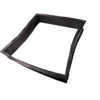 Connecteur flexible en caoutchouc rectangulaire, joint d'expansion en caoutchouc à bride carrée pour conduit de ventilation