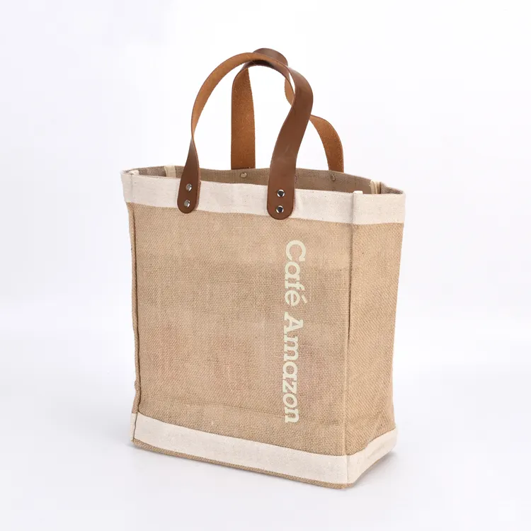 High Quality Customize promotional reusable eco friendly shopping Shopping Bag Jute Bag