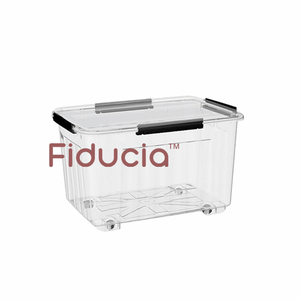 2021 Factory wholesale extra large clear storage totes large plastic storage boxes on wheels toy storage boxes