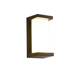 Applique murale d'extérieur LED moderne et minimaliste, étanche à l'humidité, pour jardin, hôtel, terrasse et cour (acrylique) - Product Image 1