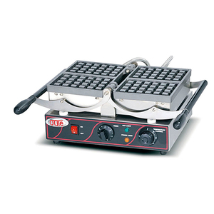 Gaufrier Électrique Commercial <span class=keywords><strong>en</strong></span> Acier Inoxydable à <span class=keywords><strong>Plaque</strong></span> Unique OUTE 1300W, Machine à Crêpes Style <span class=keywords><strong>Belge</strong></span>, Nettoyage Facile - Product Image 4