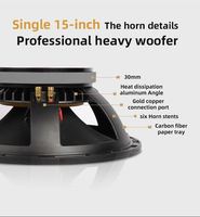 Haut-parleur de scène professionnel SRX715, haut-parleur extérieur haute puissance, 4 ohms, métal, 600W/1200W, durable