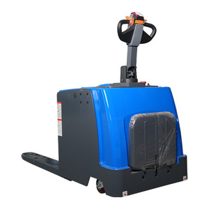 Chariot élévateur électrique 2 tonnes 3 tonnes de capacité, couleur bleue, utilisation debout, pneus pleins, usage intérieur, batterie au plomb-acide - Product Image 5