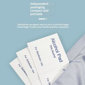 Toallitas Húmedas <span class=keywords><strong>de</strong></span> Algodón con 75% <span class=keywords><strong>de</strong></span> <span class=keywords><strong>Alcohol</strong></span> para Uso Doméstico, Empaquetadas Individualmente, Desechables, Tamaño Pequeño, para <span class=keywords><strong>Limpieza</strong></span> <span class=keywords><strong>de</strong></span> Oídos, Esterilización e Higiene - Product Image 6