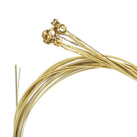 The Factory Wholesale Set of Six Brass Strings 12 String Guitar Crystal Musical Instruments Guitar Strings