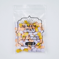 Perles de cire à cacheter octogonales dorées, cires rétro pour sceaux, pour outils de bricolage vintage et de fabrication de cartes
