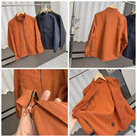 Jaket Softshell Pria Logo Kustom Musim Dingin, Ritsleting Tahan Air Anti Angin, Olahraga Luar Ruangan Berlapis Fleece Termal, Kerah Tegak Kasual