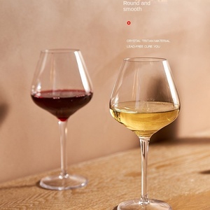 Juego de <span class=keywords><strong>Copas</strong></span> de <span class=keywords><strong>Vino</strong></span> de Tallo Largo de Tritán Ecológico Transfronterizo, Plástico de Grado Alimenticio, Capacidad de 301-400ml, Copa Moderna para el Hogar - Product Image 3