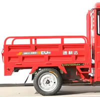 Camion de moto électrique robuste de grande capacité de 1200kg à chargement maximal Tricycle à 3 roues