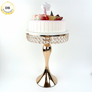 Bruiloftdecoratie Europese Bases voor Taarten Taartplateau Banket Metalen Desserttafel Taartplateau Set - Product Image 1