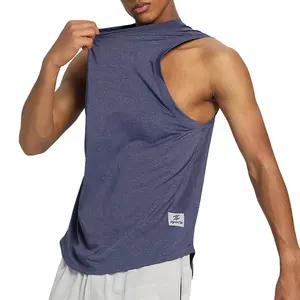 Sports Tank Top Men's Summer Short Sleeve Fitness Sleeveless Loose Running T-shirt vest
