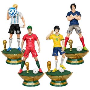 Set de Figuras de One Piece, Sanji, Messi, Zoro, <span class=keywords><strong>CR7</strong></span>, Luffy, Neymar, Mbappé, Ace, <span class=keywords><strong>Modelo</strong></span> de Adorno, Venta al por Mayor - Product Image 1