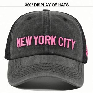 Customized Embroidery Gorras Washed Cotton Unisex Sports Baseball Cap With <b>Mesh</b> Outdoor Casual Baseball Cap <b>Net</b> Trucker Cap - Product Image 5