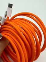 Kabel USB C ke USB C Berkualitas Tinggi 3.3FT 1M Panjang 60W, Kabel Data Pengisian Daya Tipe C untuk Ponsel Seri Iphone 18 17 16 15