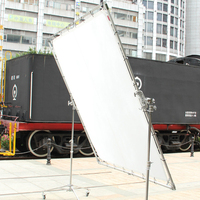 Aksesori Studio fotografi, perlengkapan studio, latar belakang studio, latar belakang Studio, bingkai fotografi, 2.4M 3.6M 6M