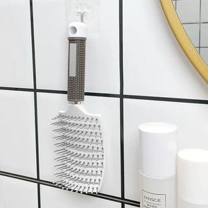 Peigne de massage en bambou rouge moelleux et incurvé pour hommes et femmes, portable pour <span class=keywords><strong>la</strong></span> coiffure - Product Image 4