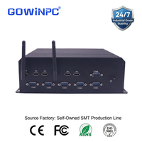 Ordinateur industriel C400 Intel Core I3-9100 I7-6700 I7-9700 I9-9900K 4 6 COM RS232 422 485 Box PC 2 Gigabit LAN Windows 10