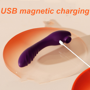 Vibratore per succhiare il clitoride G Spot vibratori per Dildo clitoride per le donne con aspirazione e vibrazione, punto G clitorideo impermeabile - Product Image 5