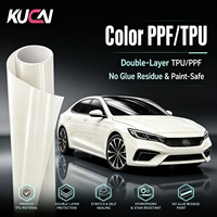 Film de protection de peinture coloré KUCAI TPU PPF avec garantie de 5 ans, film de protection de peinture auto-cicatrisant en TPU coloré, 1,52*15M/rouleau