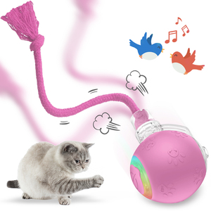Classica Palla Giocattolo Interattiva Automatica per Gatti con Suono, Ricaricabile USB - Product Image 3