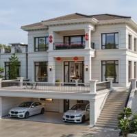 Villa Moderna de Estructura de Acero Prefabricada Ligera