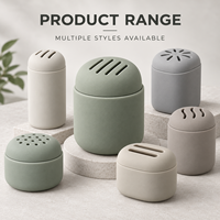 Porte-cure-dents en silicone personnalisé avec couvercle à fentes, moulage intégré, boîte de rangement portable, décoration de table à domicile en silicone
