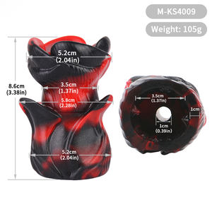 Nuovo Silicone regolabile bocca aperta bavaglio e cuoio SM imbracatura BDSM Sex Toy per gli amanti apertura fissazione bocca farcito sesso orale Gag - Product Image 6