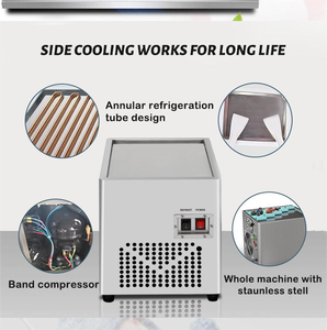 Brenu thương mại duy nhất Pan không gỉ vẫn còn với sản lượng lớn Chiên CuộN kem cuộn máy - Product Image 4