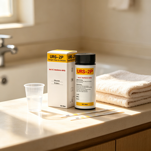 Bandelettes <span class=keywords><strong>de</strong></span> <span class=keywords><strong>test</strong></span> urinaire URS-2P 2 paramètres : Glucose et Protéines – Réactifs d'analyse urinaire pour usage domestique et clinique, <span class=keywords><strong>test</strong></span> du diabète et des reins - Product Image 6