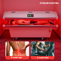 Cápsula de Terapia de Luz Roja Suyzeko Sports para Reparación de Tejidos Musculares, Camas LED con Ajuste de Luz Pulsada 660nm 850nm